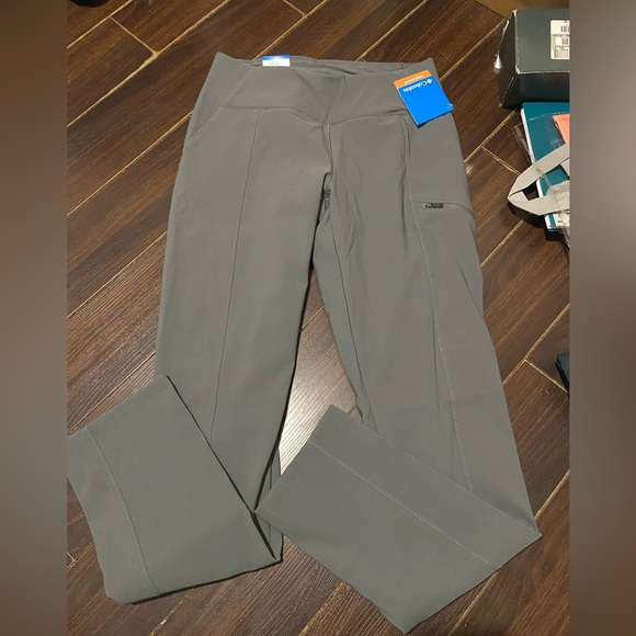 Columbia Women's Omni Shade Fleece Lined Pant Straight Leg M Gray - Picture 4 of 16